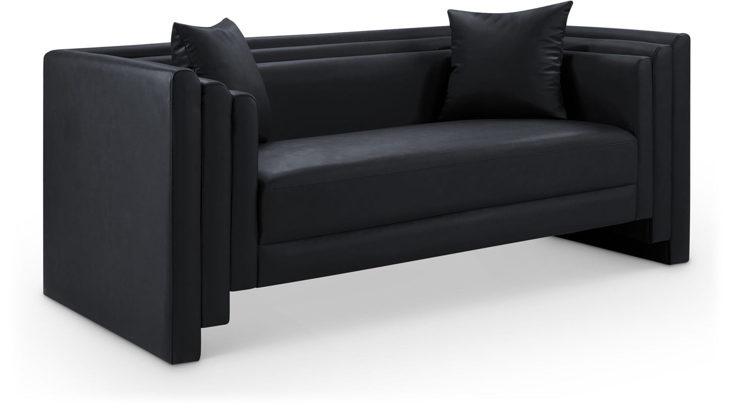 Everett - Vegan Leather Upholstered Loveseat