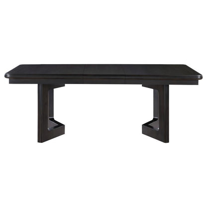 Hathaway - Mesa de comedor extensible rectangular - Acacia Brown