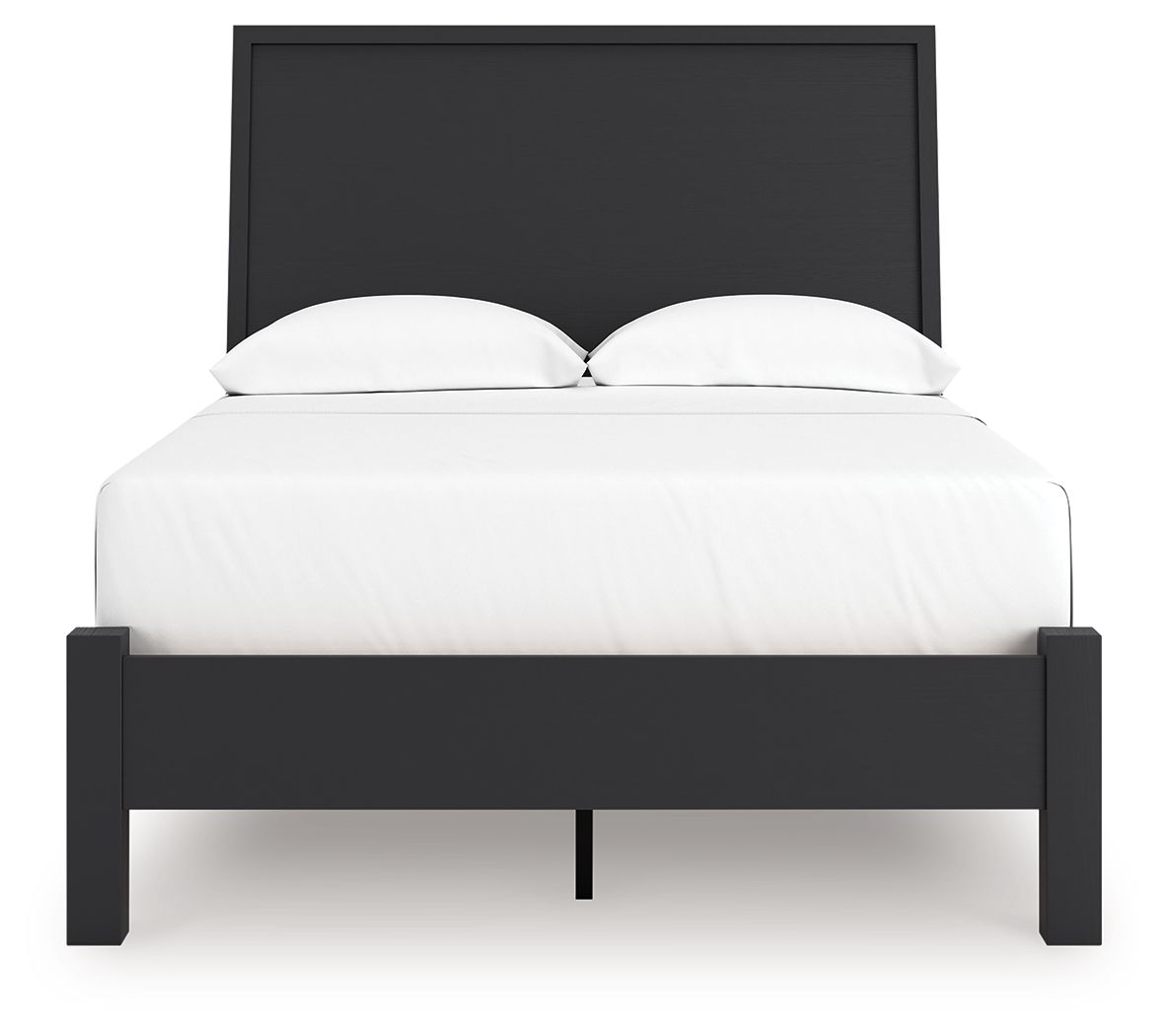 Danziar - Cama panel con pie de cama bajo