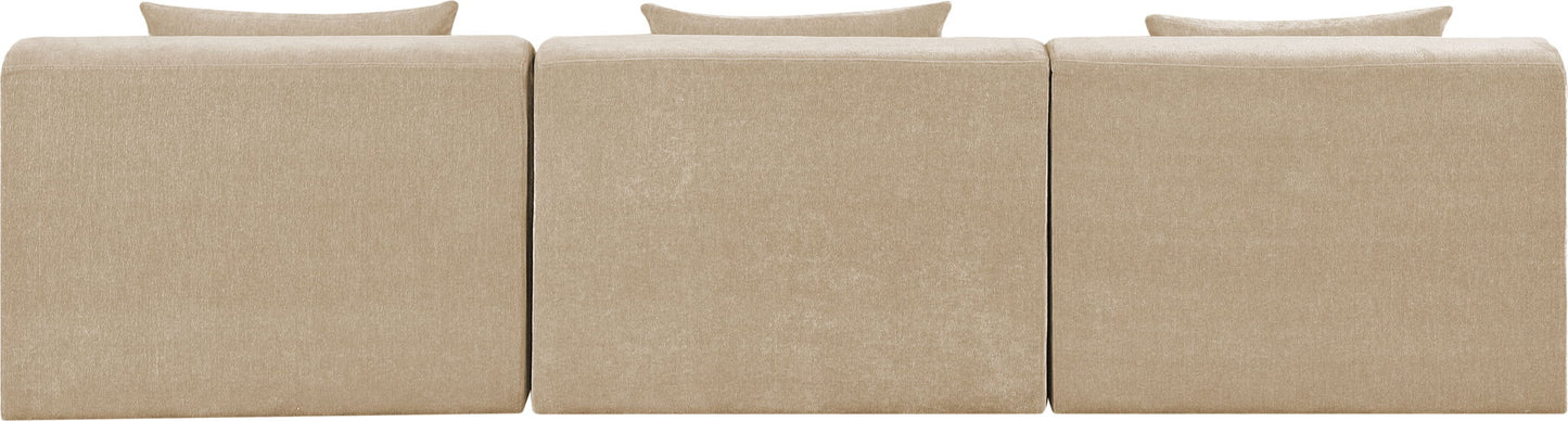 Stellar - 3 Piece 114" Upholstered Modular Armless Sofa