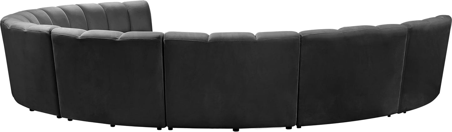 Infinity - 8 Piece Velvet Modular Sectional