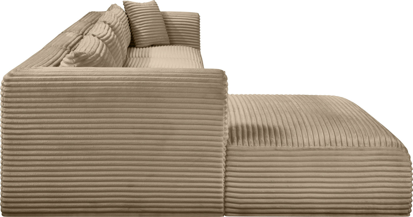 Shaggy - Fabric 4 Piece Modular Sectional