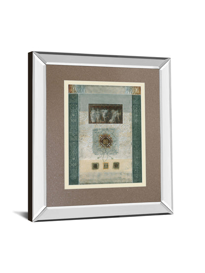 Romanesque I By Douglas - Mirror Framed Print Wall Art - Light Brown