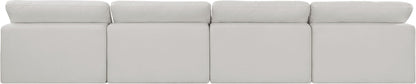 Comfy - Linen Modular Armless Sofa 4 Seats