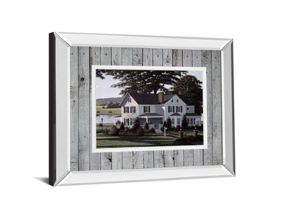 The Counrty Inn By Saunders B. Mirrored Frame - Dark Gray