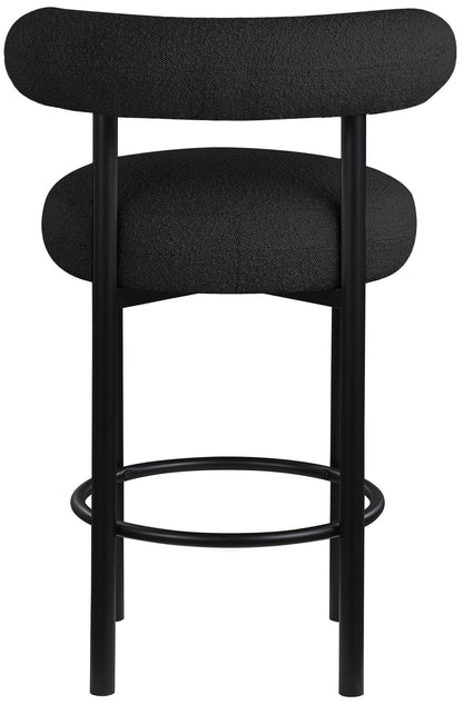 Bordeaux - Stool With Black Legs (Set of 2)