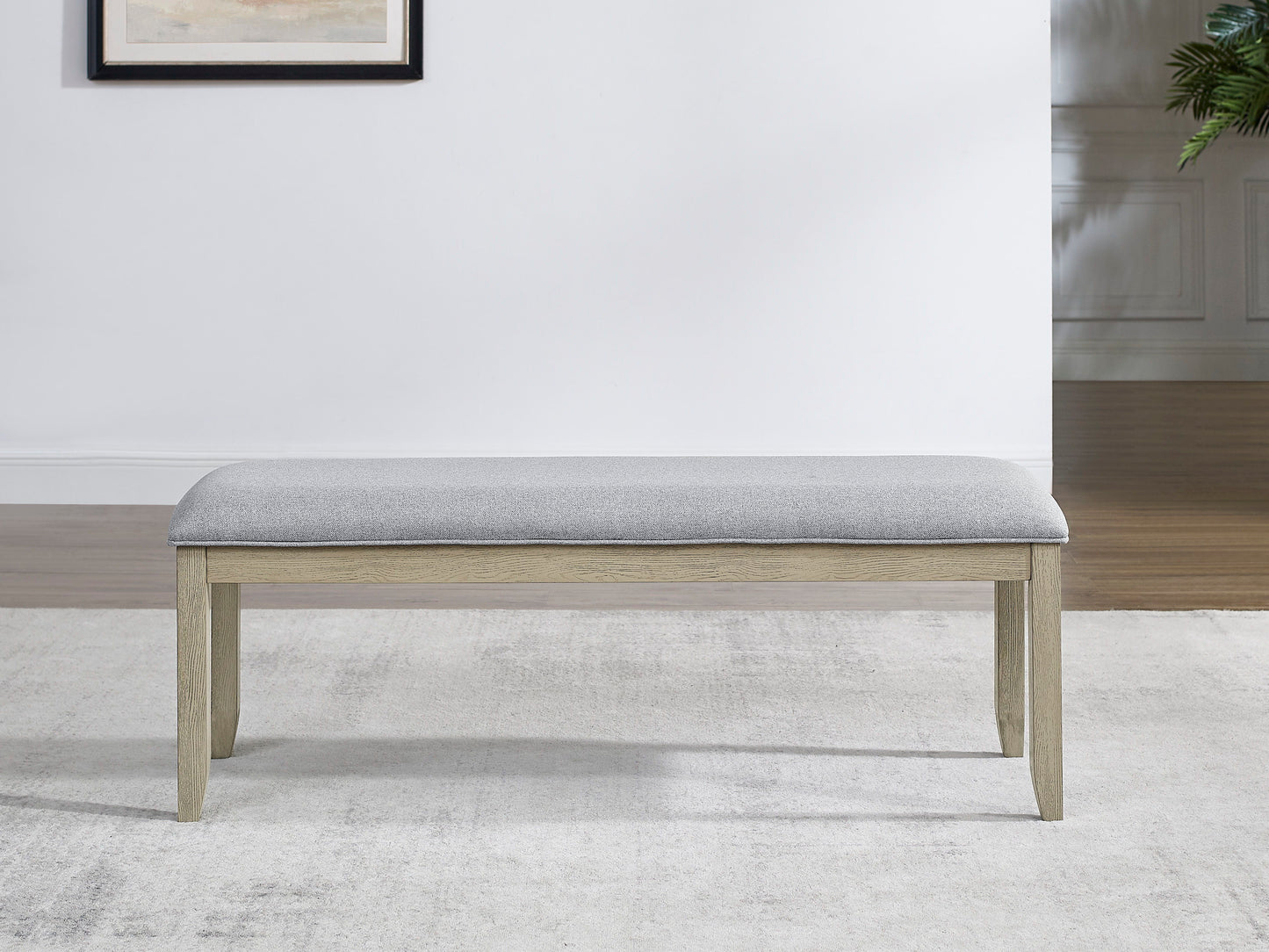 Carena - Upholstered Top Bench - Brown