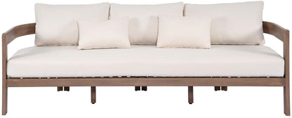 Newport - Water Resistant Fabric 86.75" Upholstered Outdoor Patio Sofa