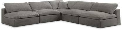 Cozy - 5 Piece Modular Corner Armless Sectional