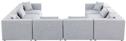 Cube - Linen 8 Piece Modular Sectional