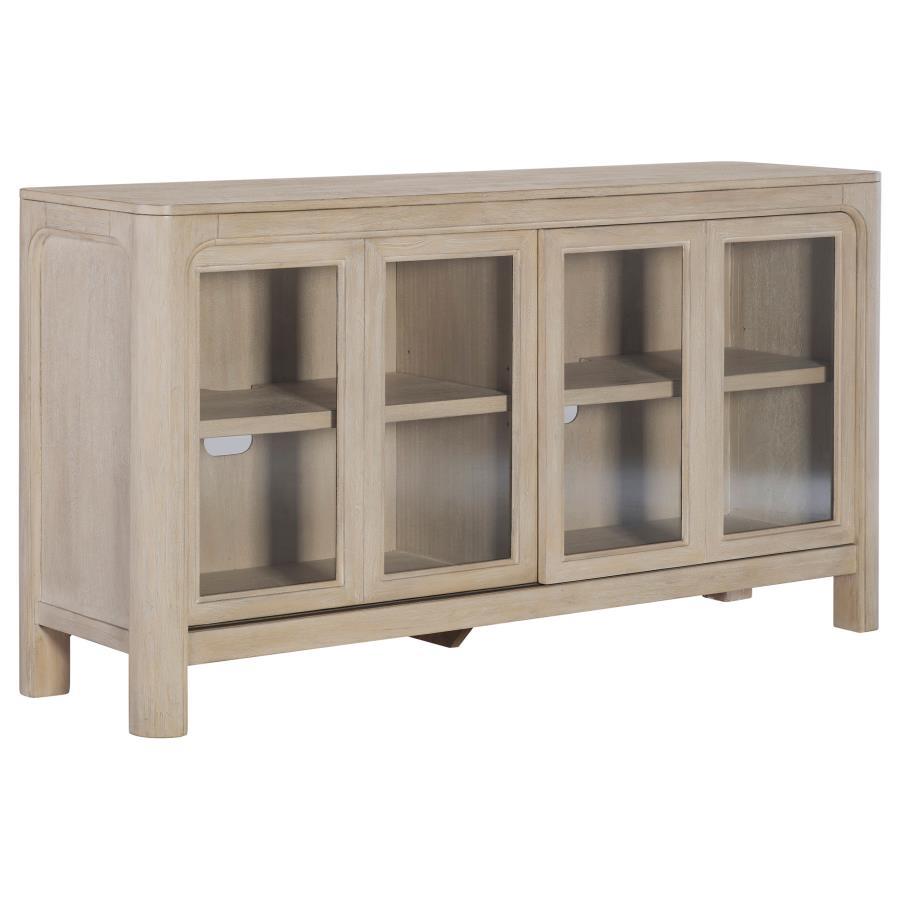 Solano - Sliding Door Dining Sideboard Server - Weathered Mango