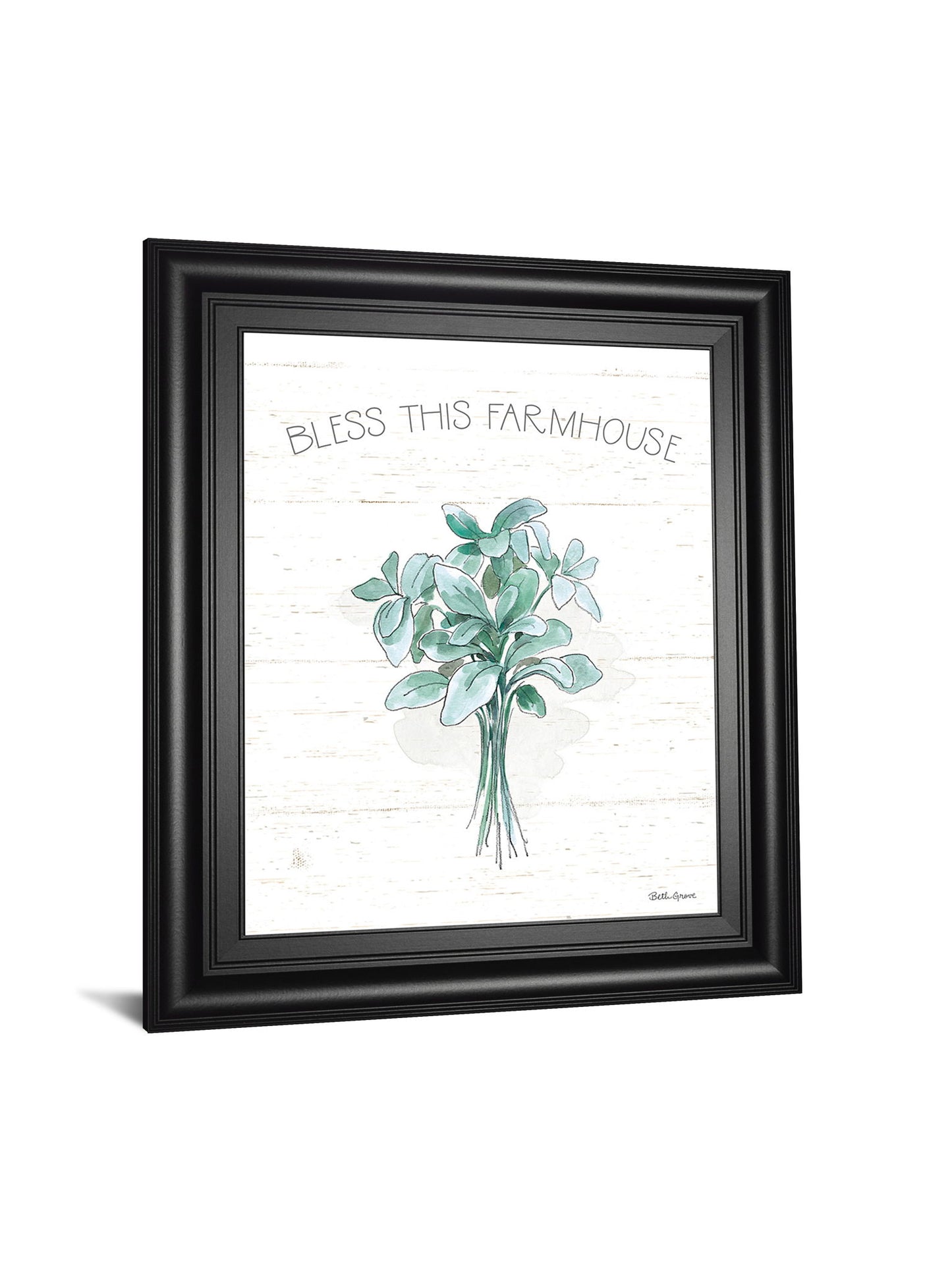 Farmhouse Cotton VI By Beth Grove - Framed Print Wall Art - White