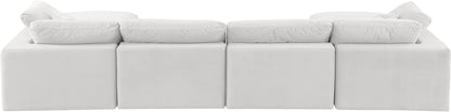 Comfy - 6 Piece Velvet Modular Double Chaise Sectional