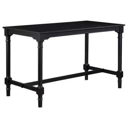 Martina - 5 Piece Rectangular Counter Height Dining Set - Black