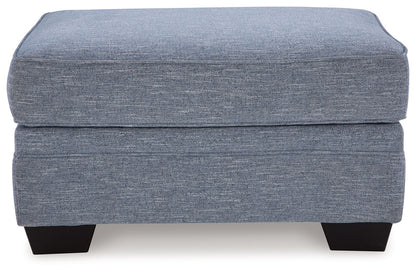 Carissa Manor - Denim - Ottoman