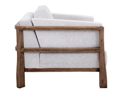 Roots - Armchair - Pearl Silver / Light Brown