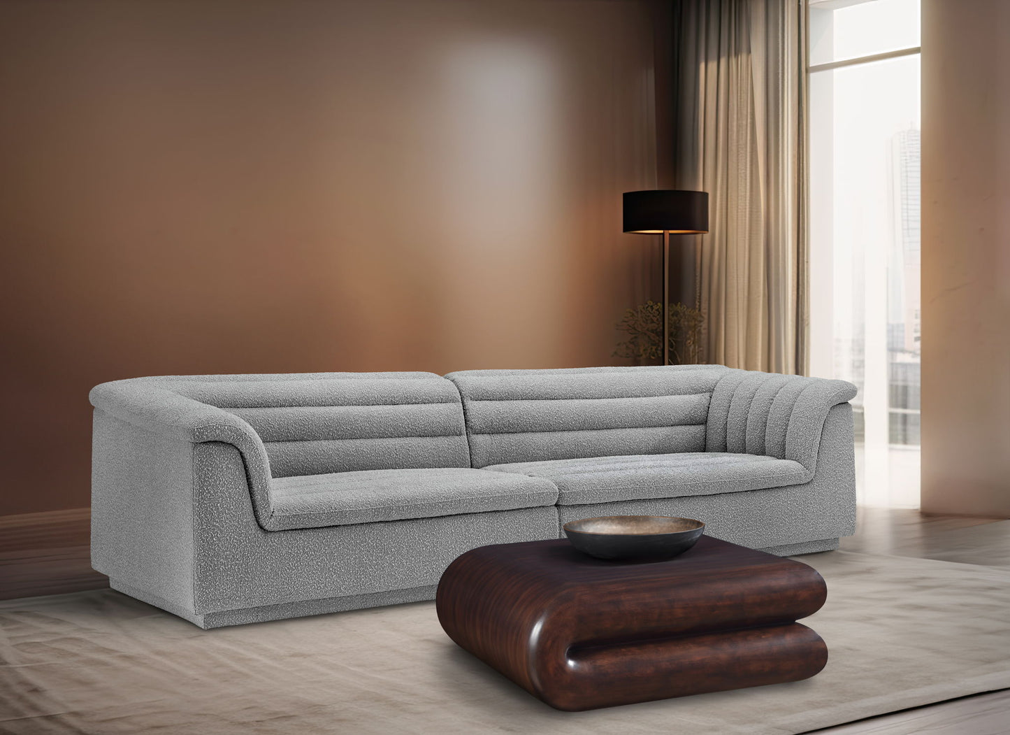 Cascade - Boucle Modular Sofa