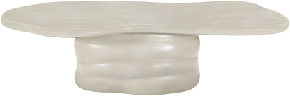 Branna - Concrete Coffee Table - Taupe