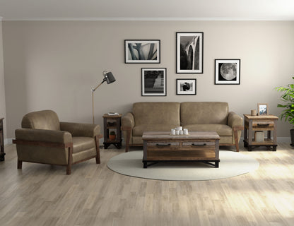 Loft - Armchair - White Smoke