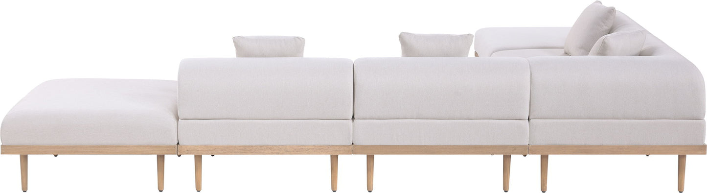 Laguna - 6 Piece 142" Outdoor Patio Modular Sectional