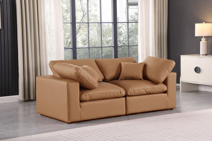 Comfy - Faux Leather Modular Sofa 2 Seats