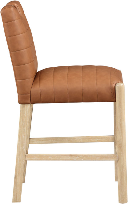 Aimee - Counter Stool - Light Brown Legs
