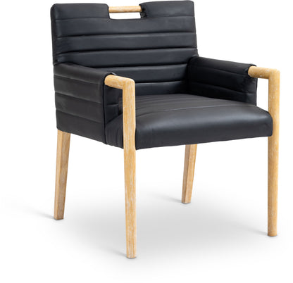 Aimee - Dining Arm Chair - Light Brown Legs
