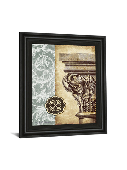 Fomanesque I By Michael Marcon - Framed Print Wall Art - Beige