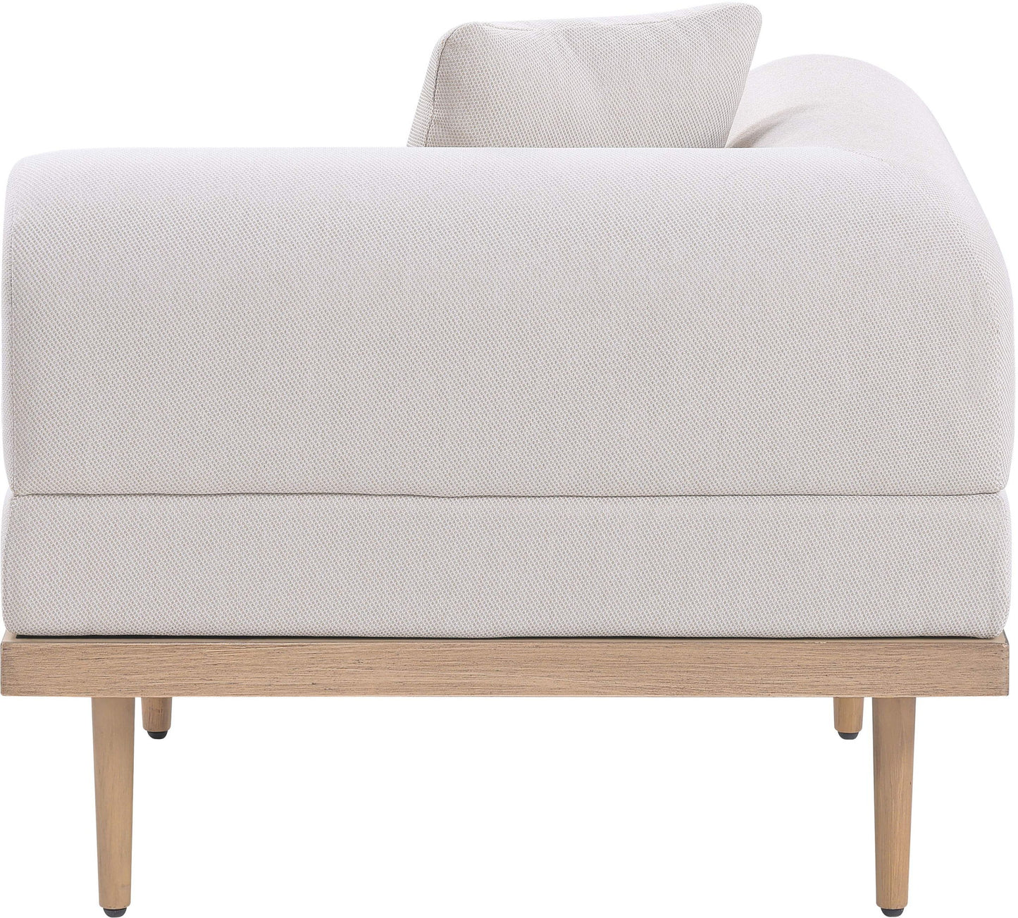 Laguna - Resilient Water Resistant Fabric Upholstered Outdoor Patio Modular Corner Chair