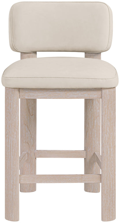 Paloma - Faux Leather Upholstered Counter Stool (Set of 2)