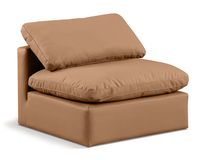 Indulge - Faux Leather Armless Chair
