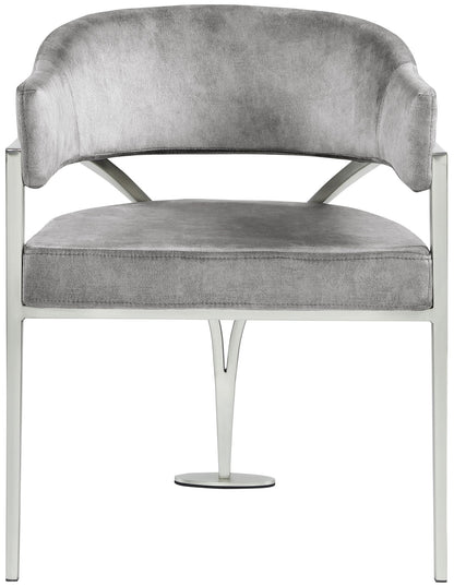Madelyn - Dining Chair (Set of 2) - Brushed Chrome