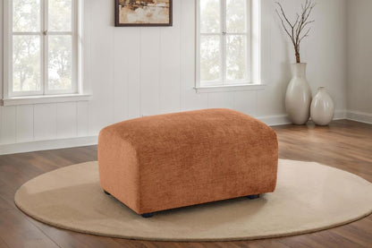 Burnett - Chenille Upholstered Ottoman