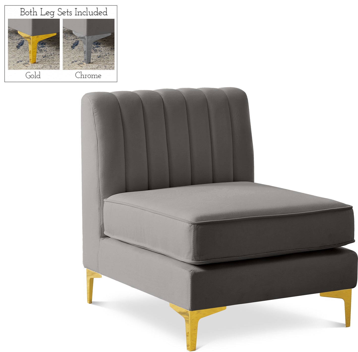 Alina - Armless Chair
