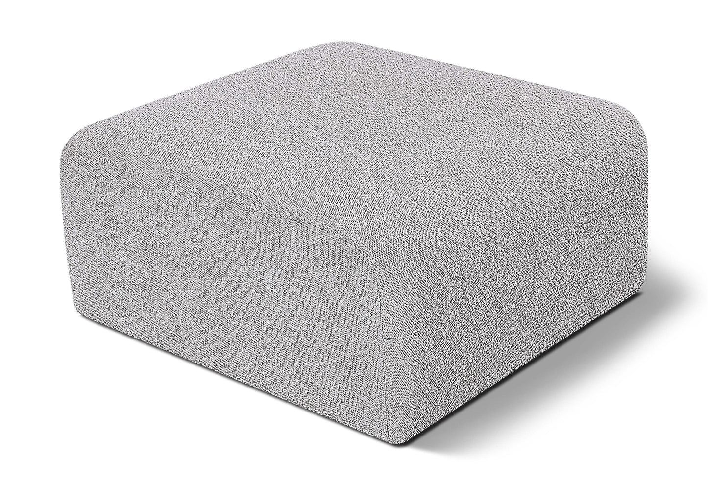 Arc - Boucle Fabric Ottoman
