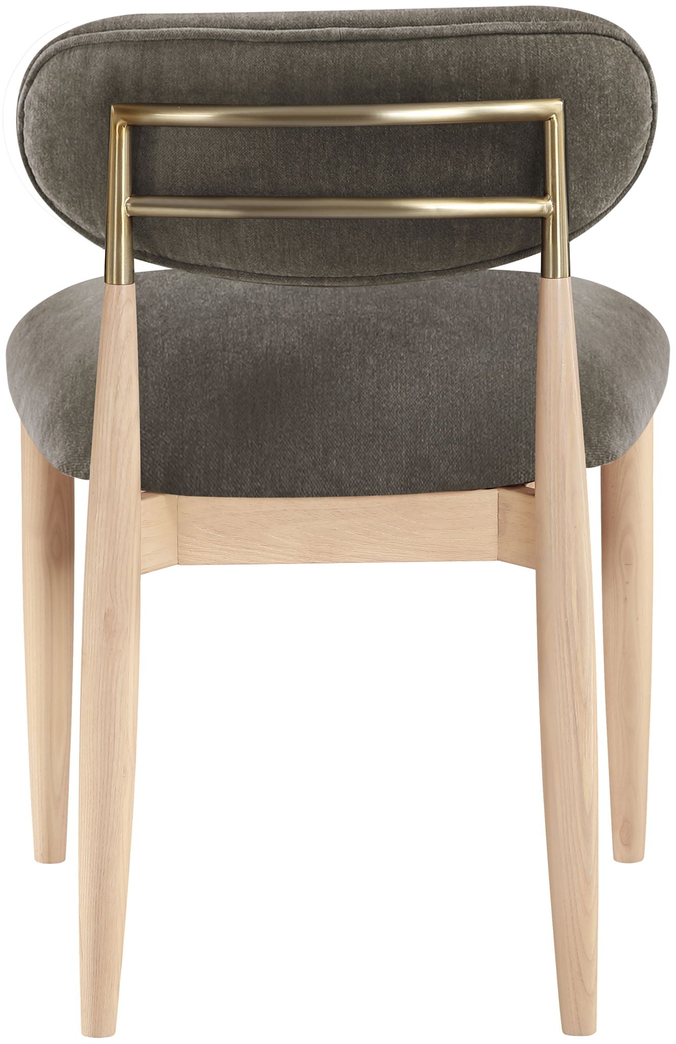 Riccio - Fabric Dining Side Chair (Set of 2) - Natural Frame