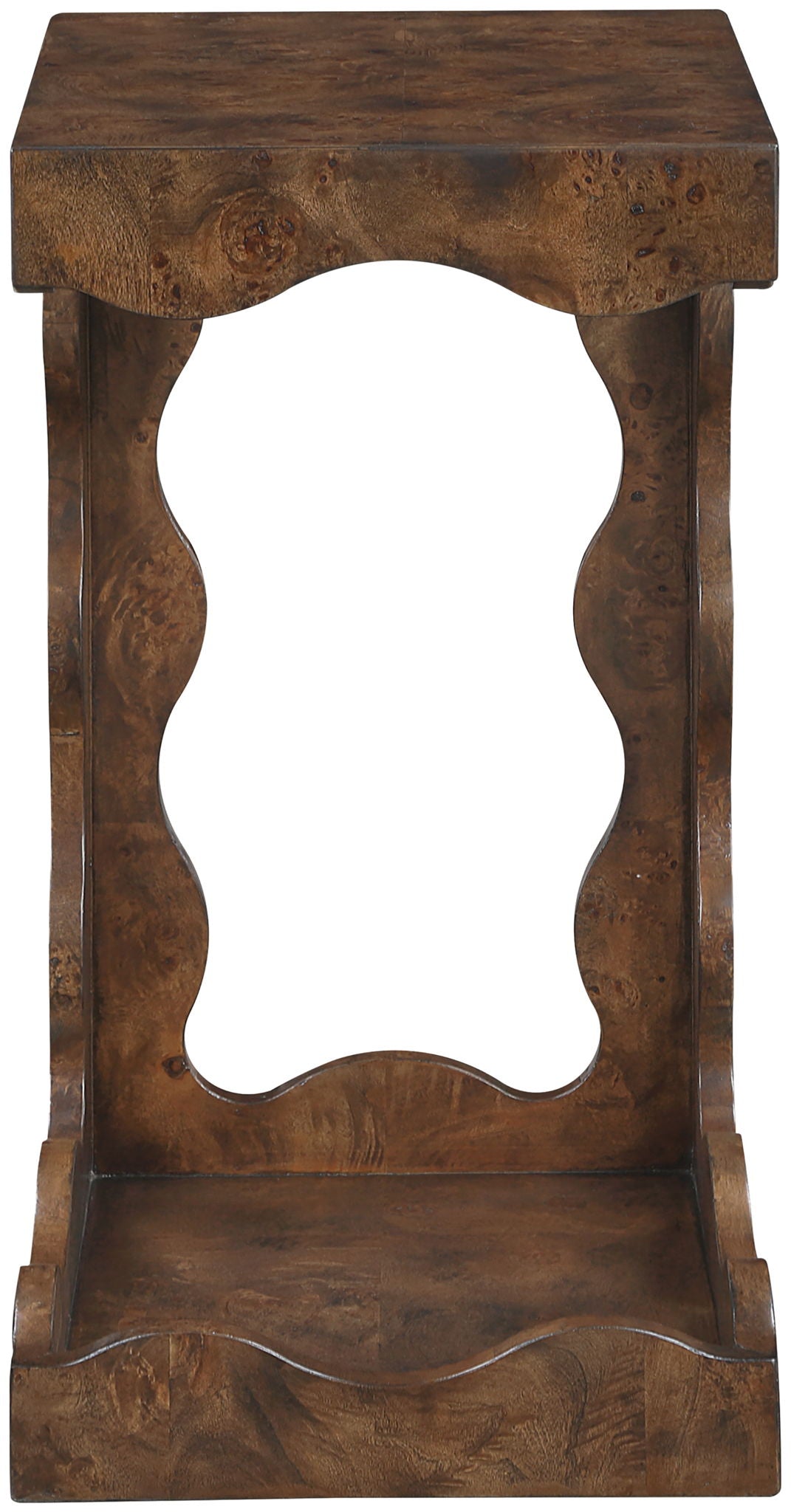 Vassa - Burl Veneer End Table