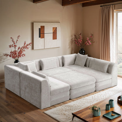 Stellar - 6 Piece Upholstered Modular Sectional