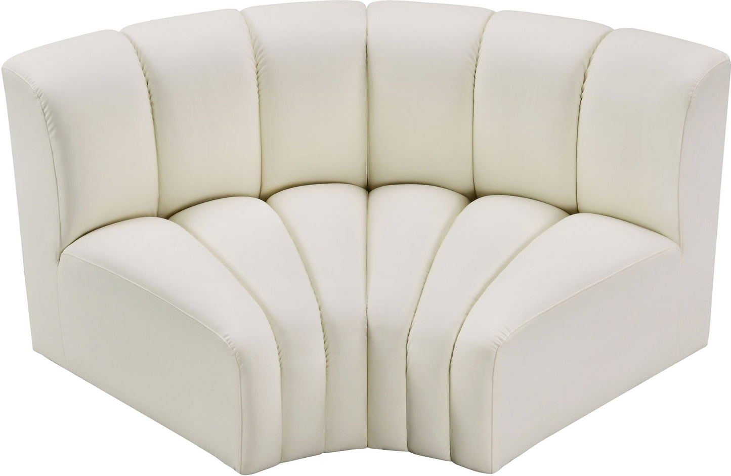 Arc - Faux Leather 2 Piece Modular Sofa