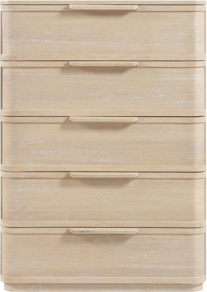 Tiberio - Oak Veneer And Solid Wood Chest