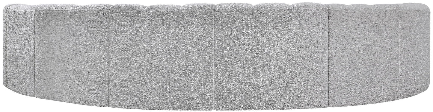 Arc - Boucle Fabric 8 Piece U-Shaped Modular Sofa