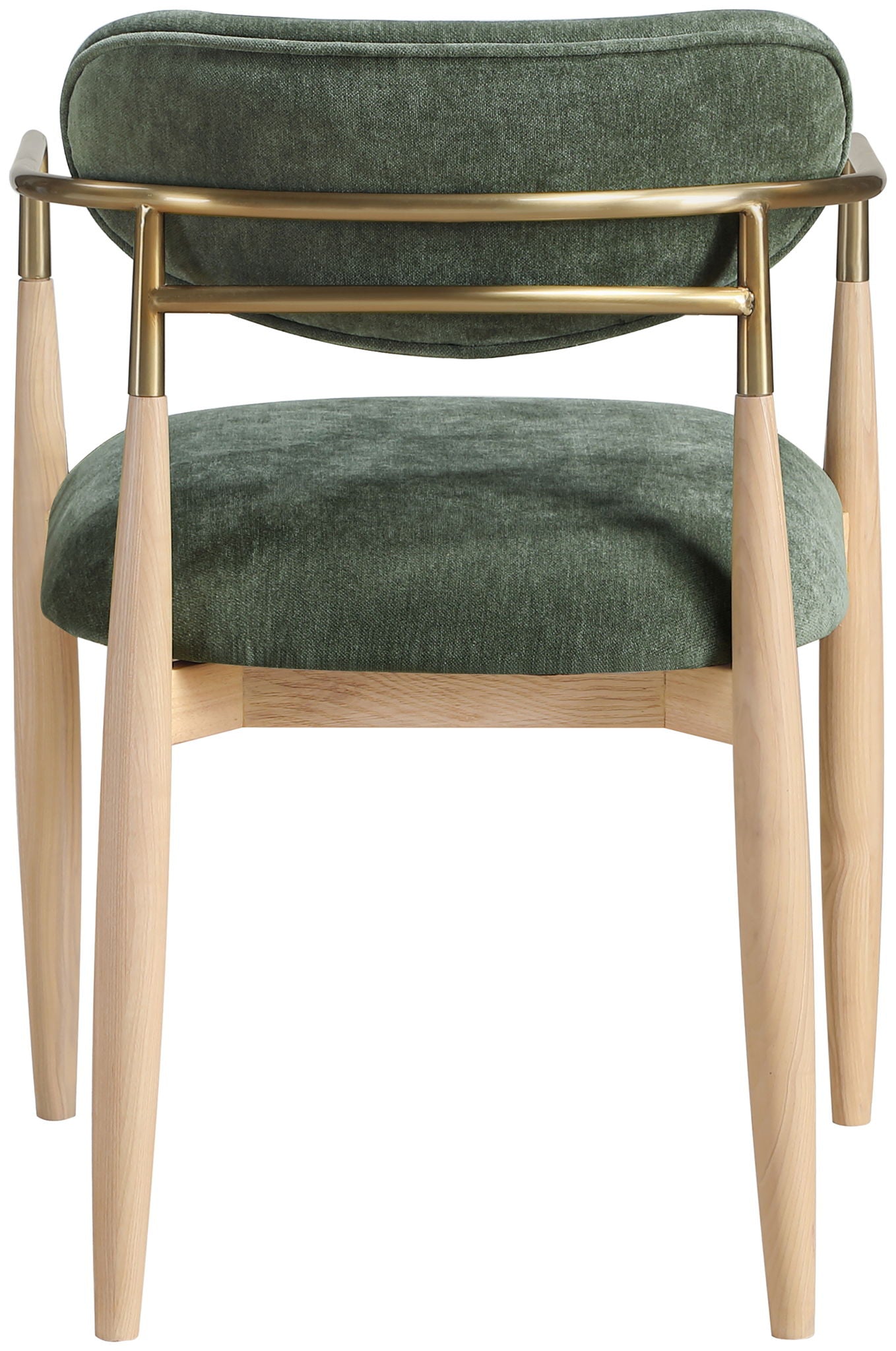 Riccio - Fabric Dining Arm Chair (Set of 2) - Natural Frame