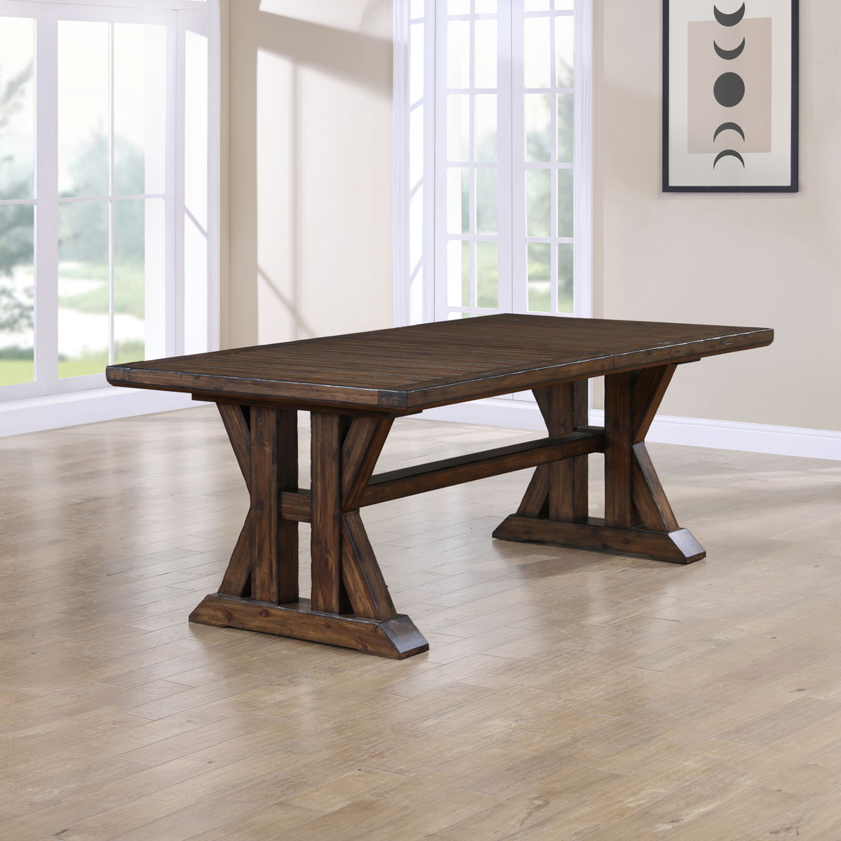 Auburn - Table With 2 / 20" Table Leaves - Dark Brown