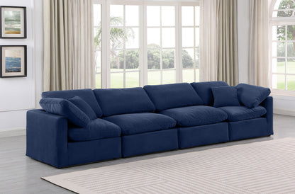 Indulge - Velvet 4 Seat Modular Sofa