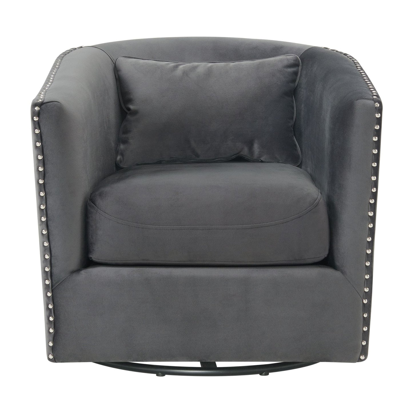 Stanton - Swivel Chair With Nails