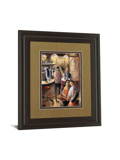 Entre Copas By Didier Lourenco - Framed Print Wall Art - Light Brown