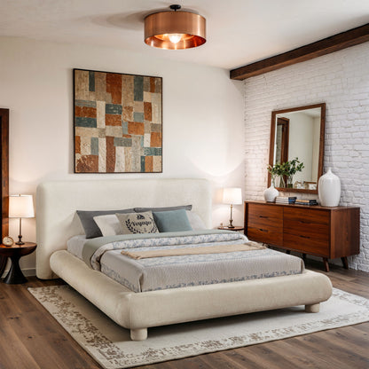 Blair - Chenille Upholstered Bed
