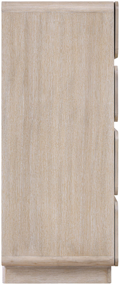 Adagio - Solid Wood And Oak Veneer Chest - Natural