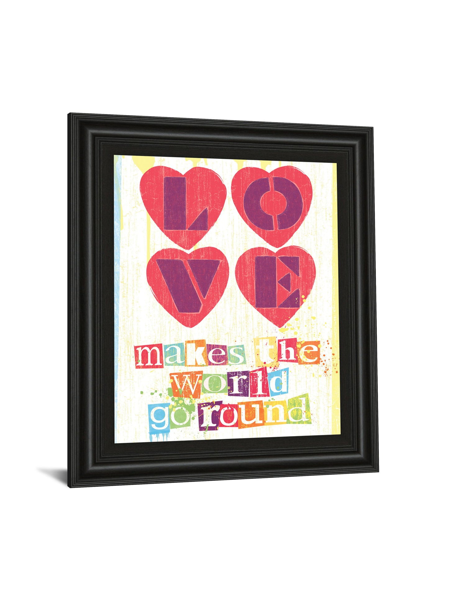 Must Be Love I By Tom Frazier - Framed Print Wall Art - Purple