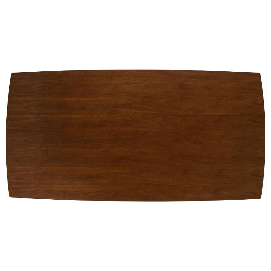 Malone - Mesa de comedor rectangular - Nogal oscuro